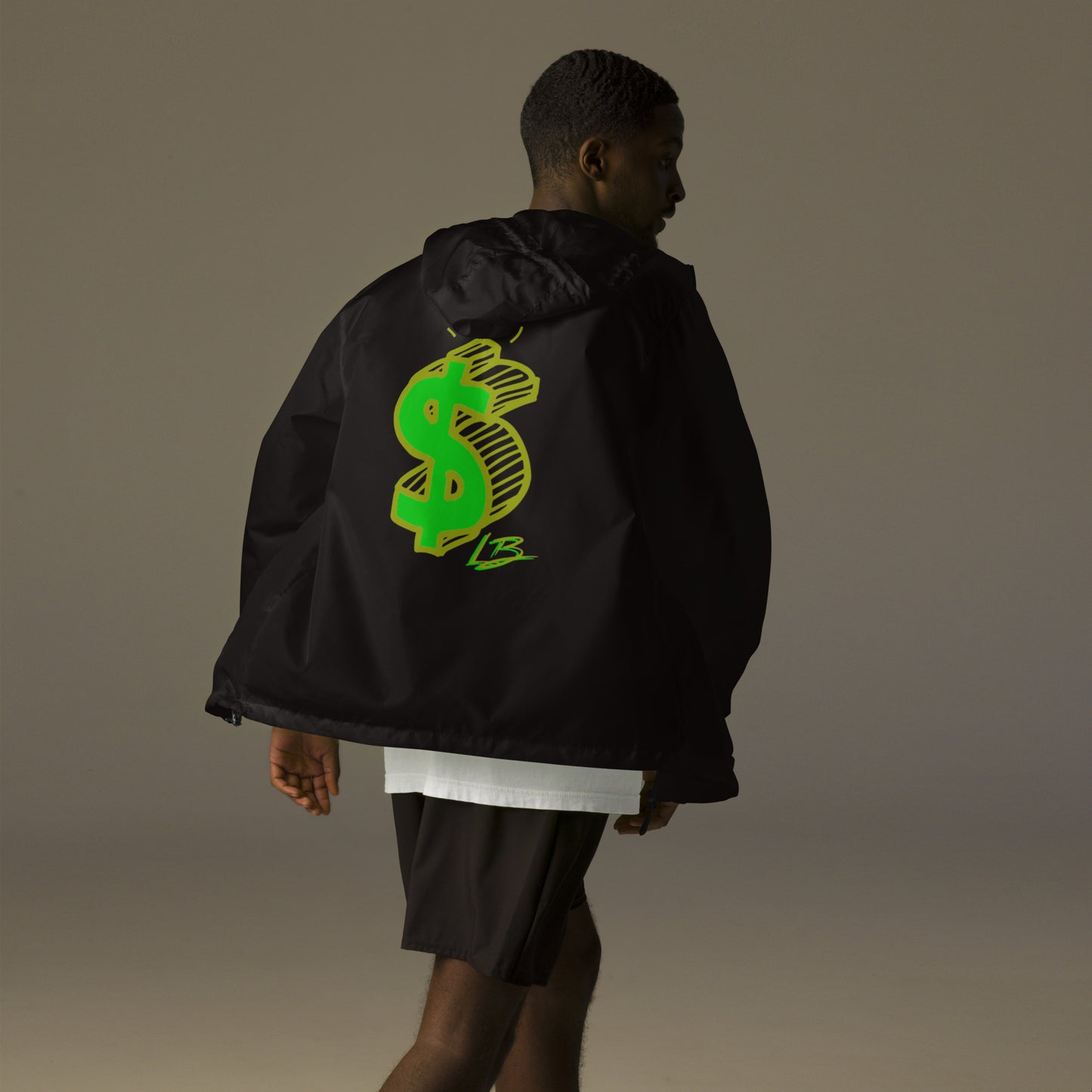 Unisex lightweight zip up windbreaker