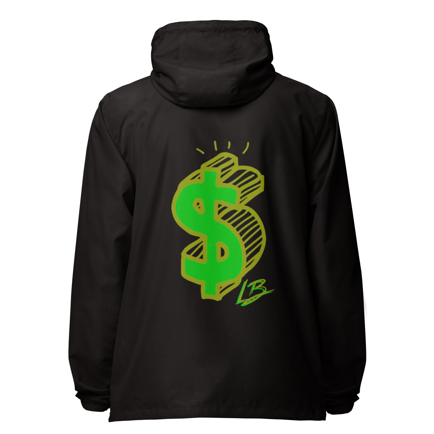 Unisex lightweight zip up windbreaker