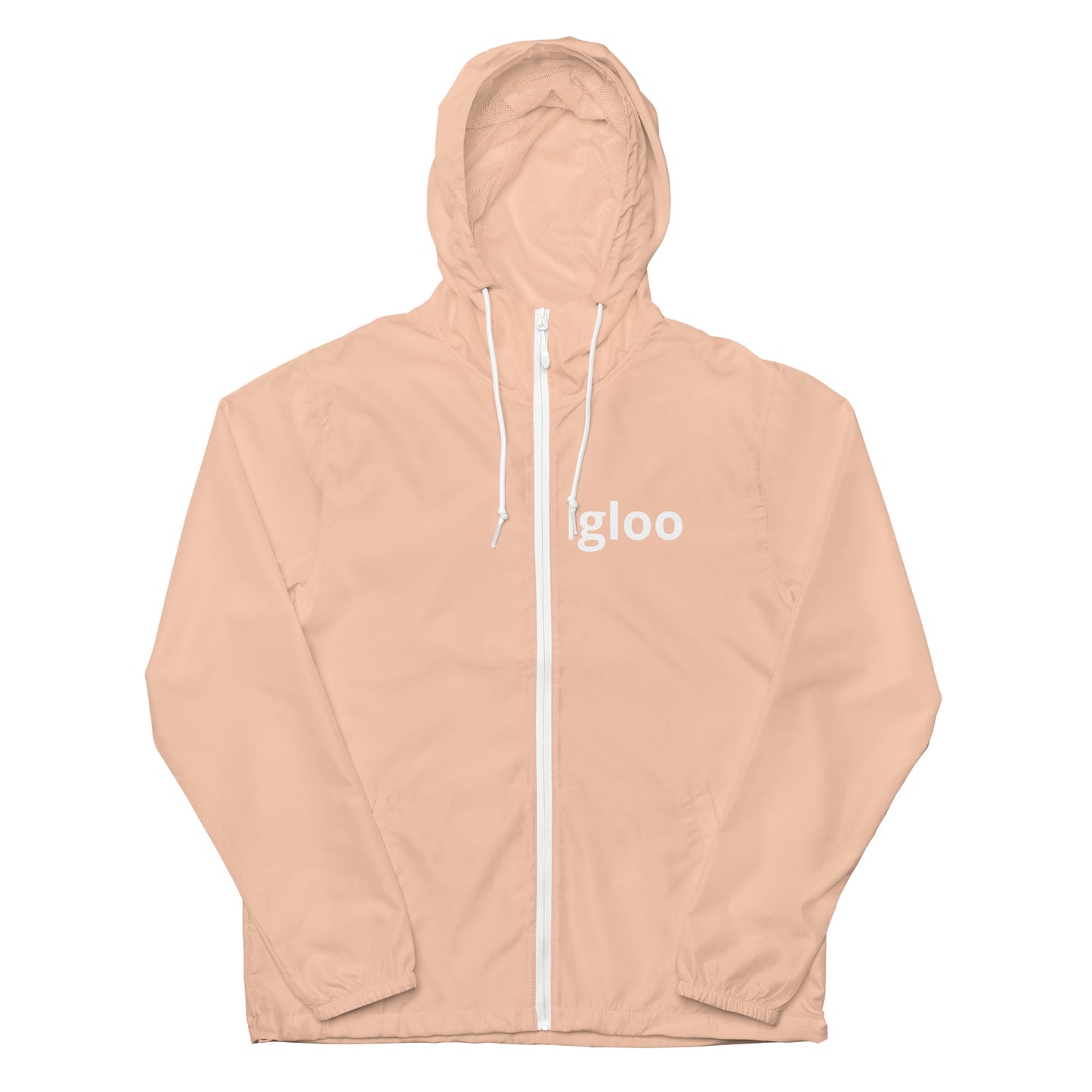 Unisex lightweight zip up windbreaker