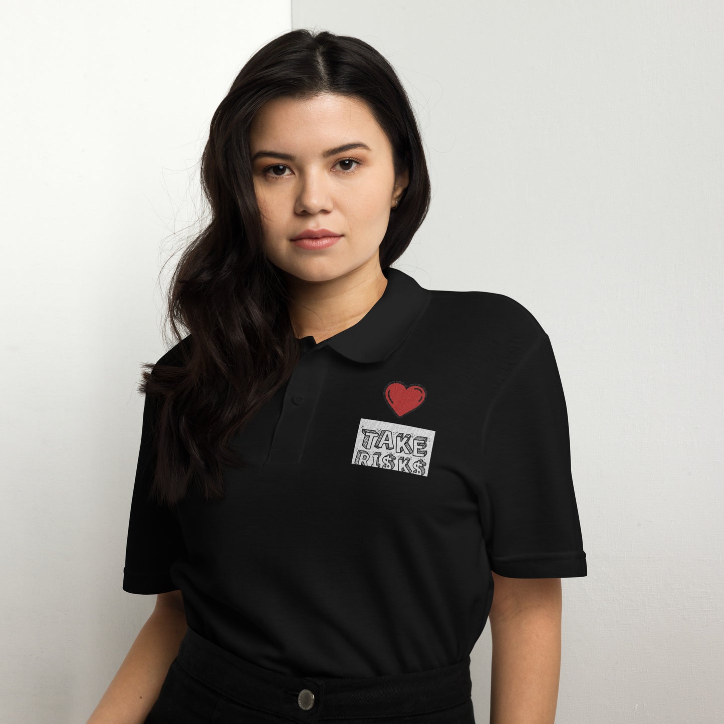 Unisex pique polo shirt