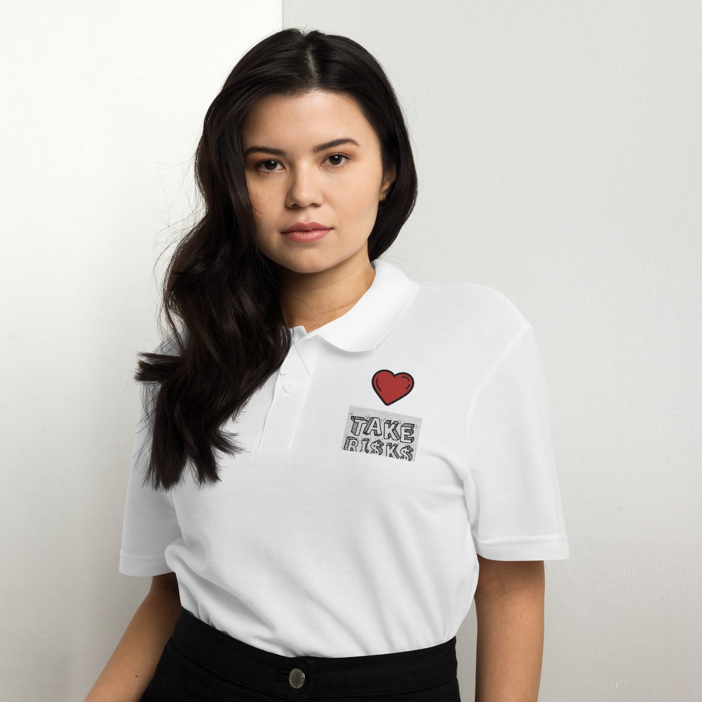 Unisex pique polo shirt