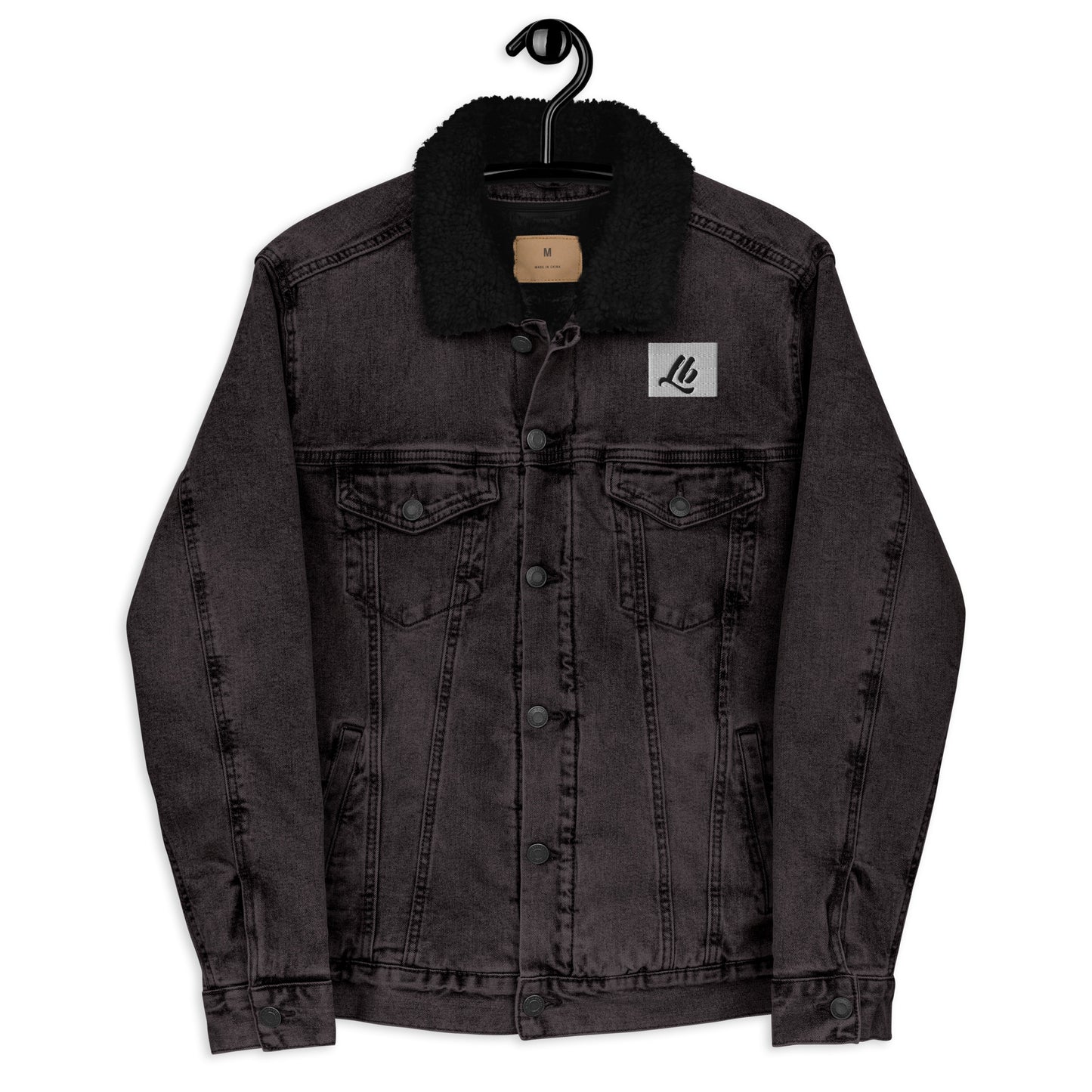 Unisex denim sherpa jacket