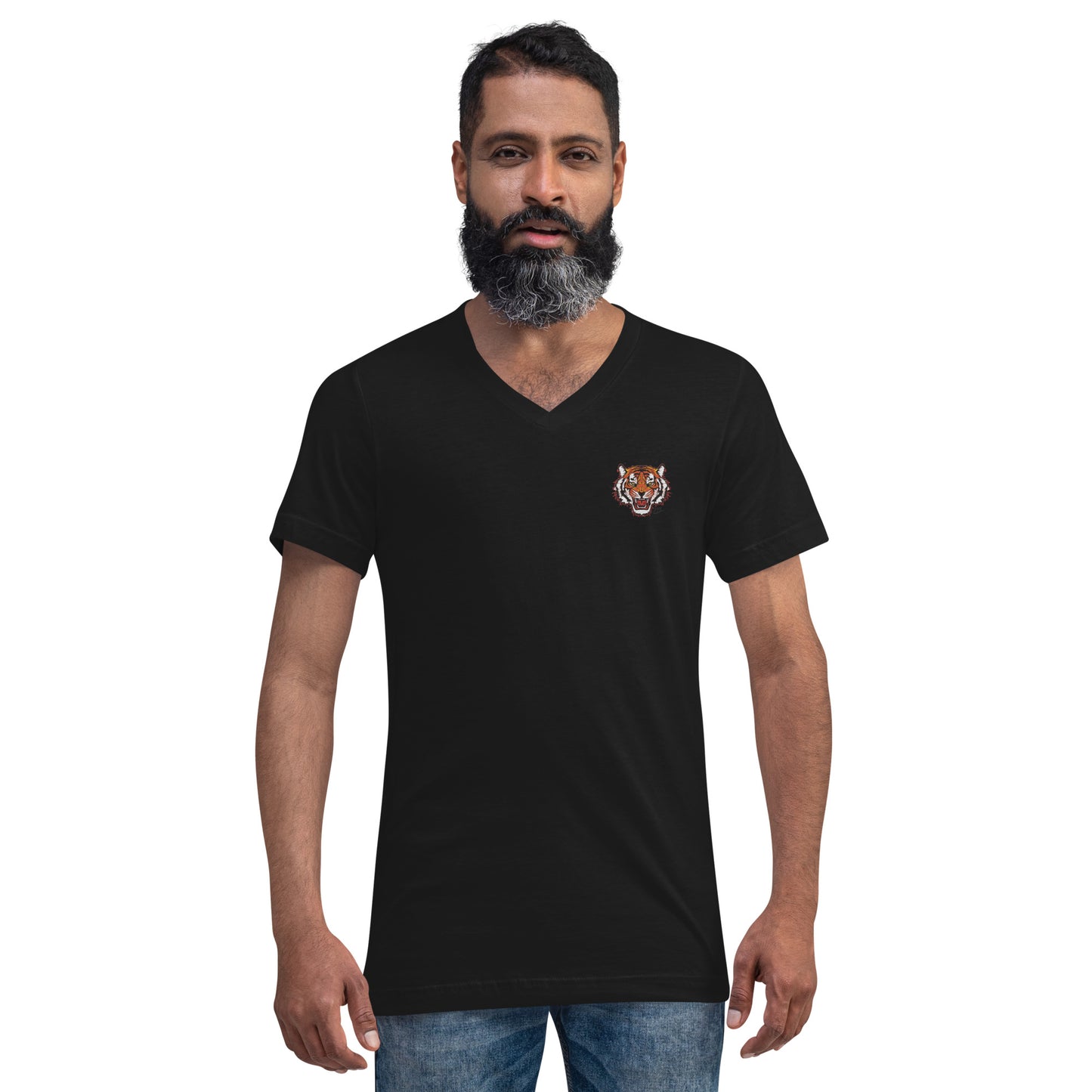Unisex Short Sleeve V-Neck T-Shirt