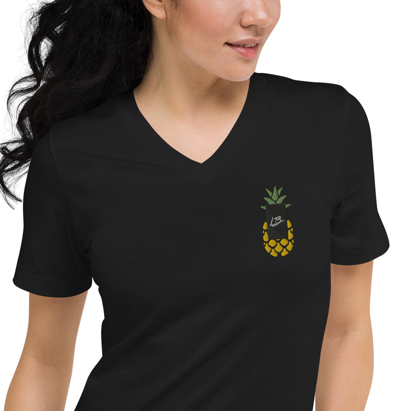 Unisex Short Sleeve V-Neck T-Shirt