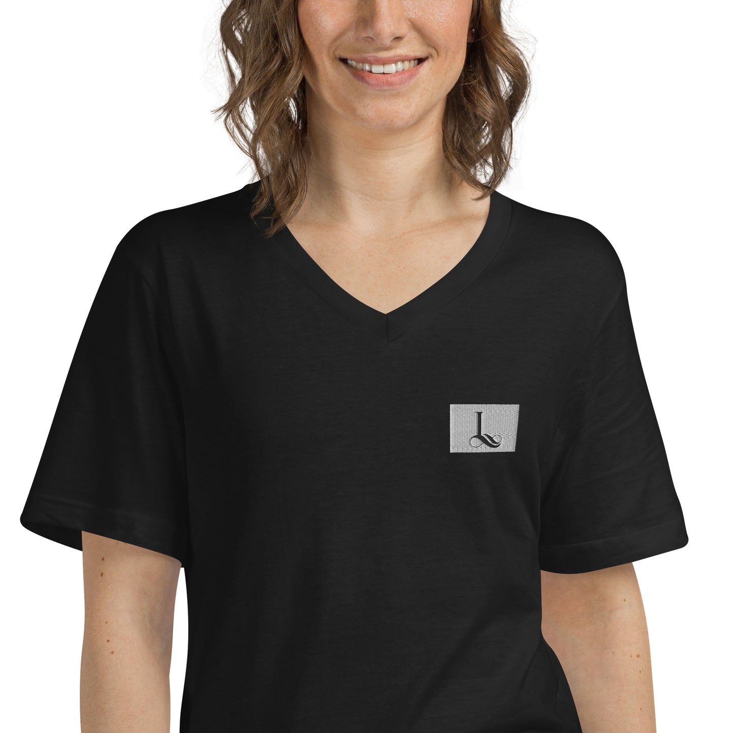 Unisex Short Sleeve V-Neck T-Shirt