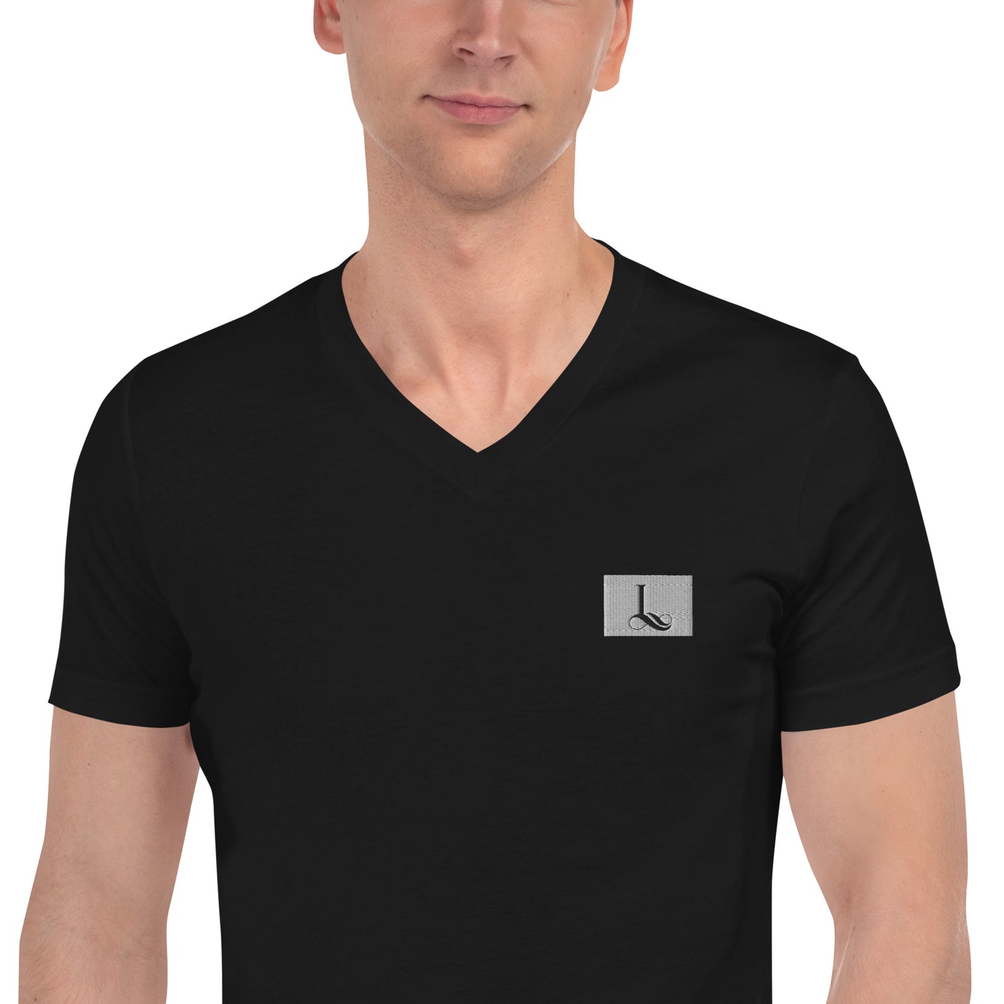 Unisex Short Sleeve V-Neck T-Shirt