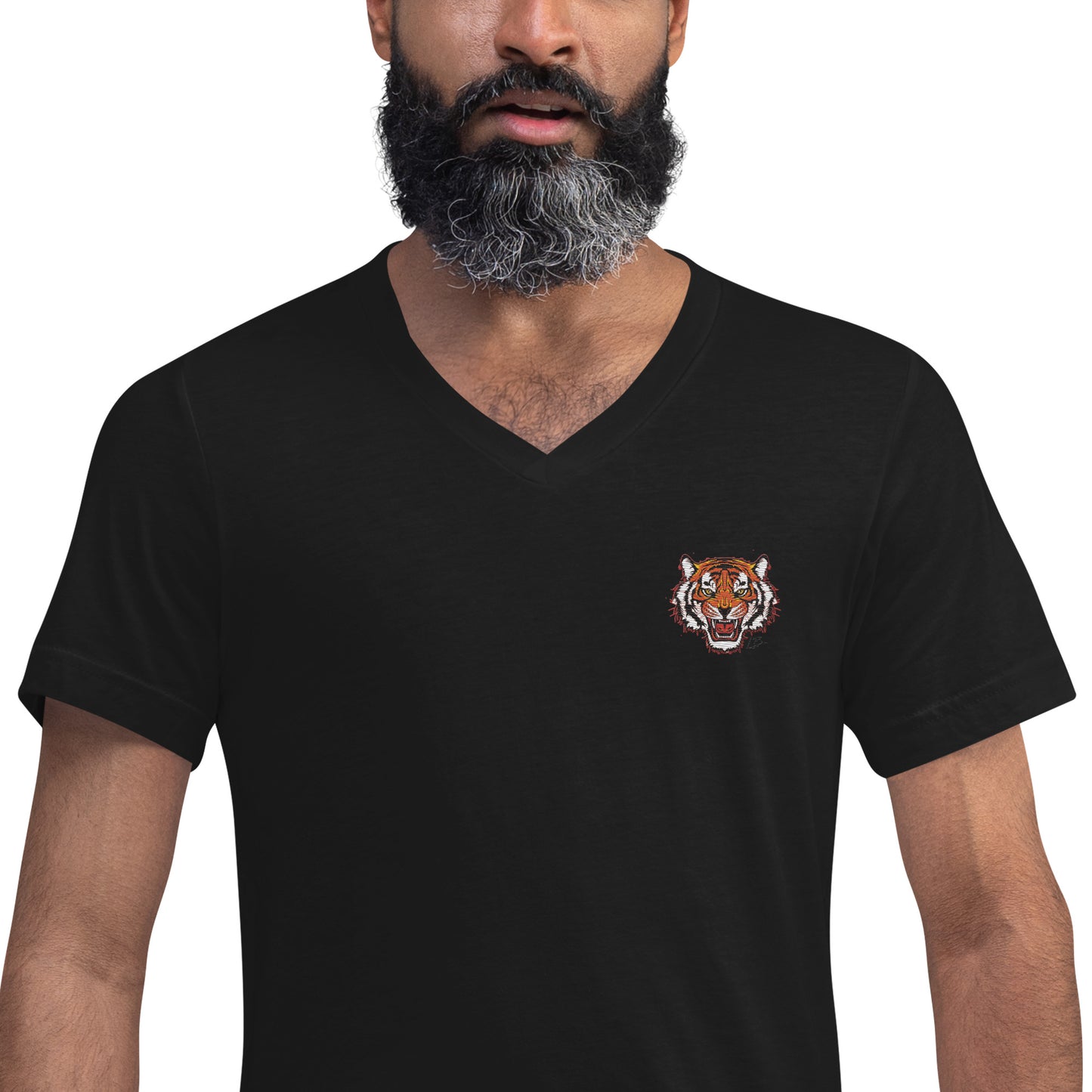 Unisex Short Sleeve V-Neck T-Shirt