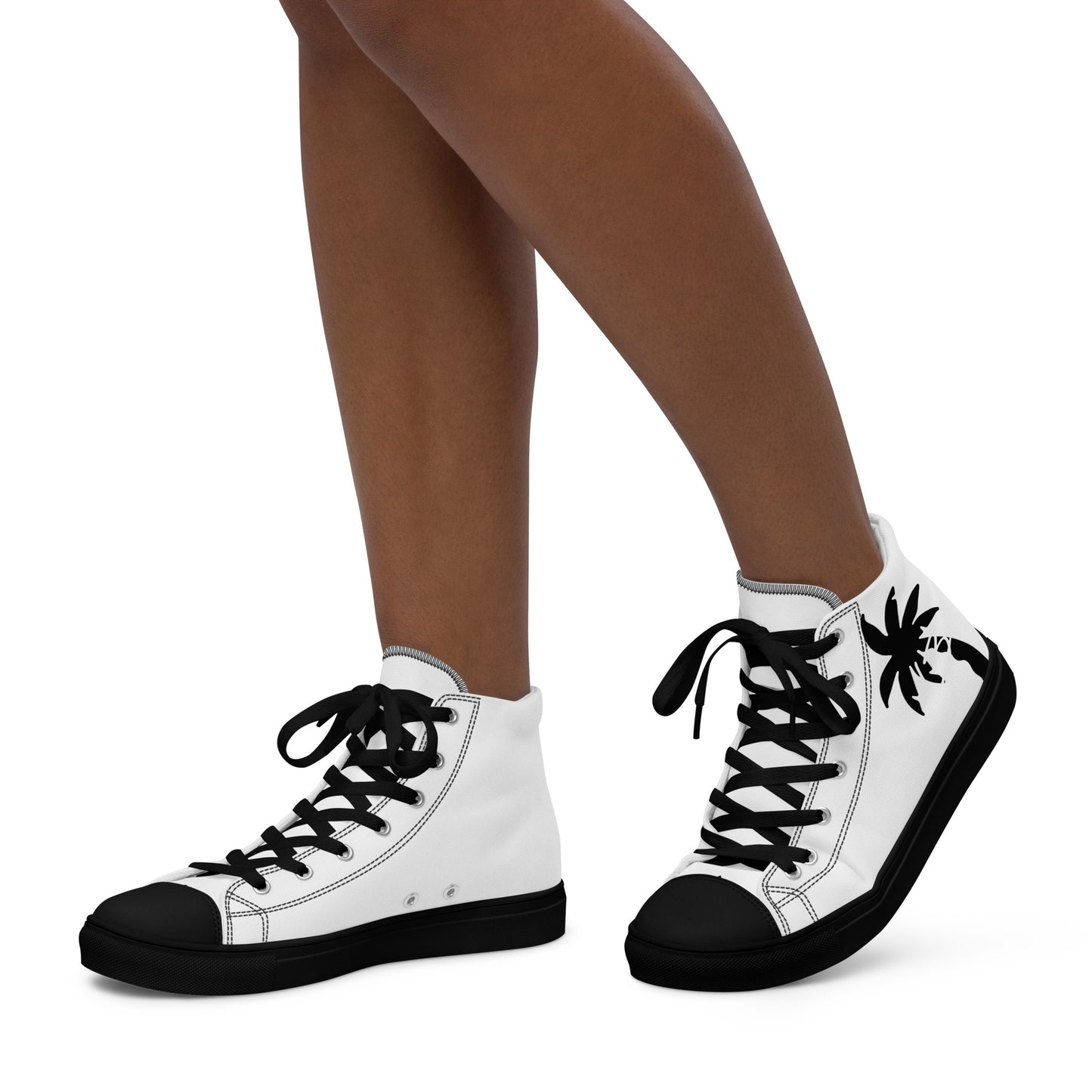 Women’s high top canvas shoes