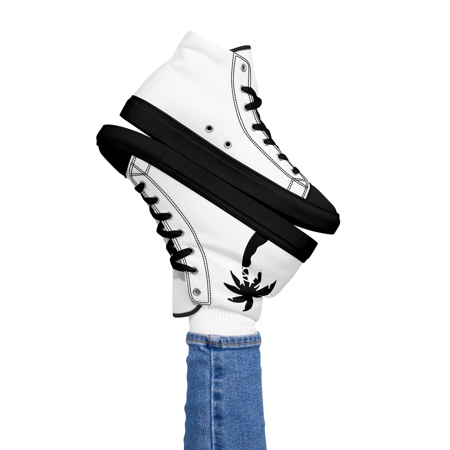 Women’s high top canvas shoes