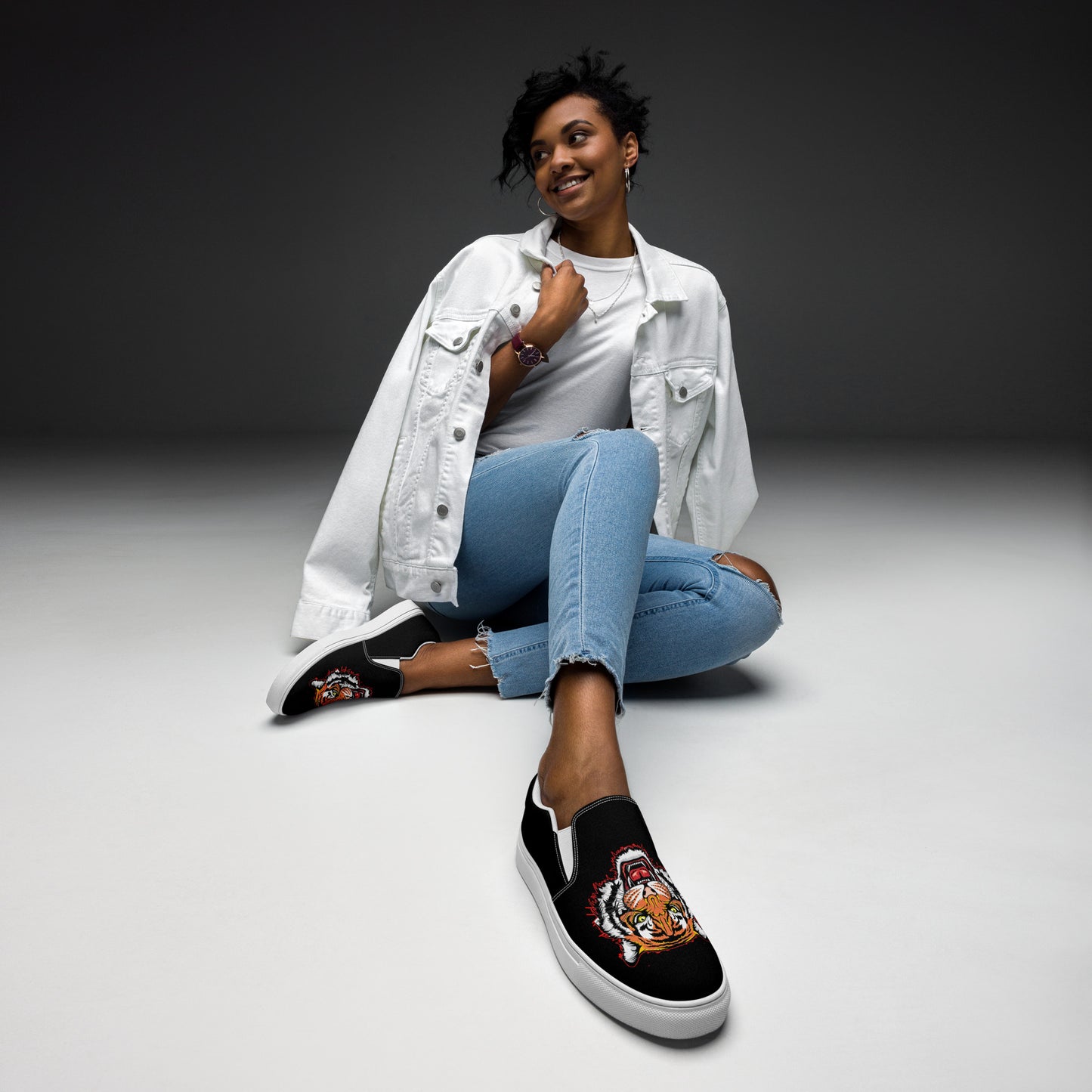 Women’s slip-on canvas shoes big tiger 69