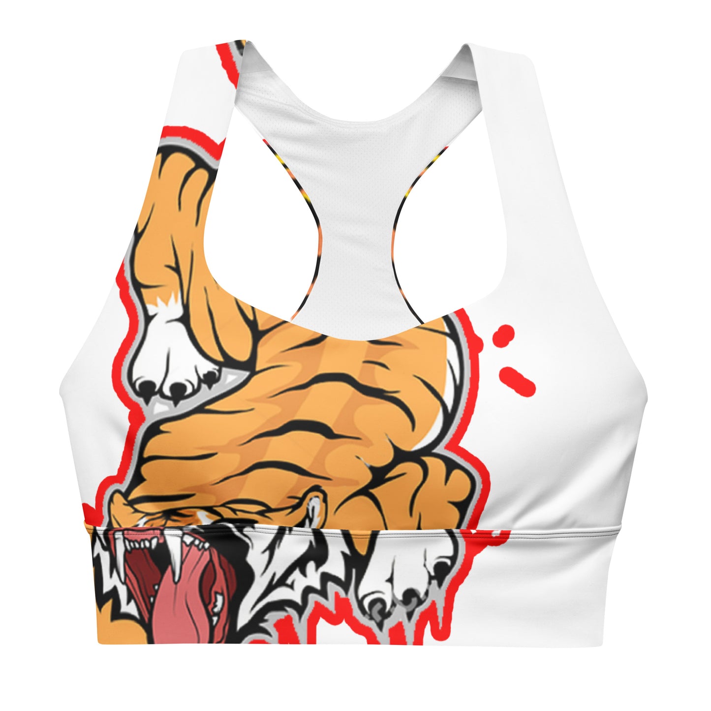 Longline sports bra