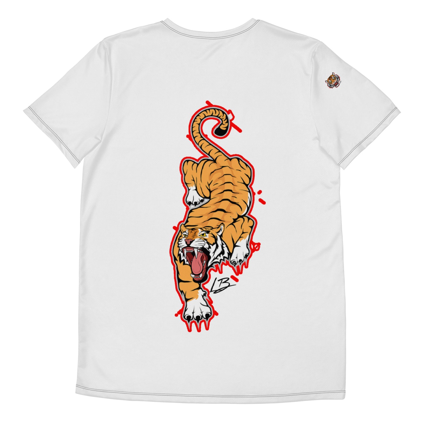 All-Over Print Men's Athletic T-shirt tiger tiger