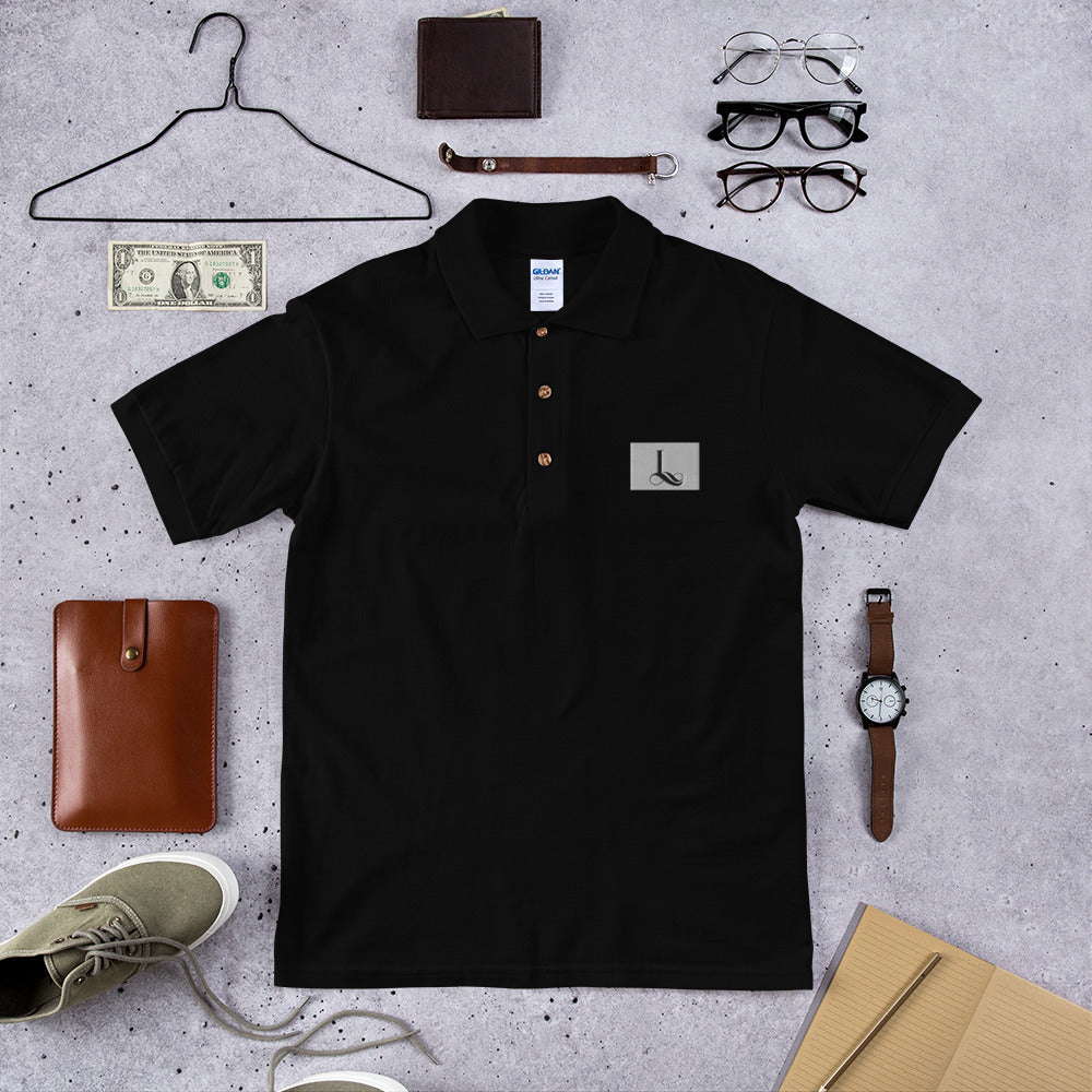 Embroidered Polo Shirt L