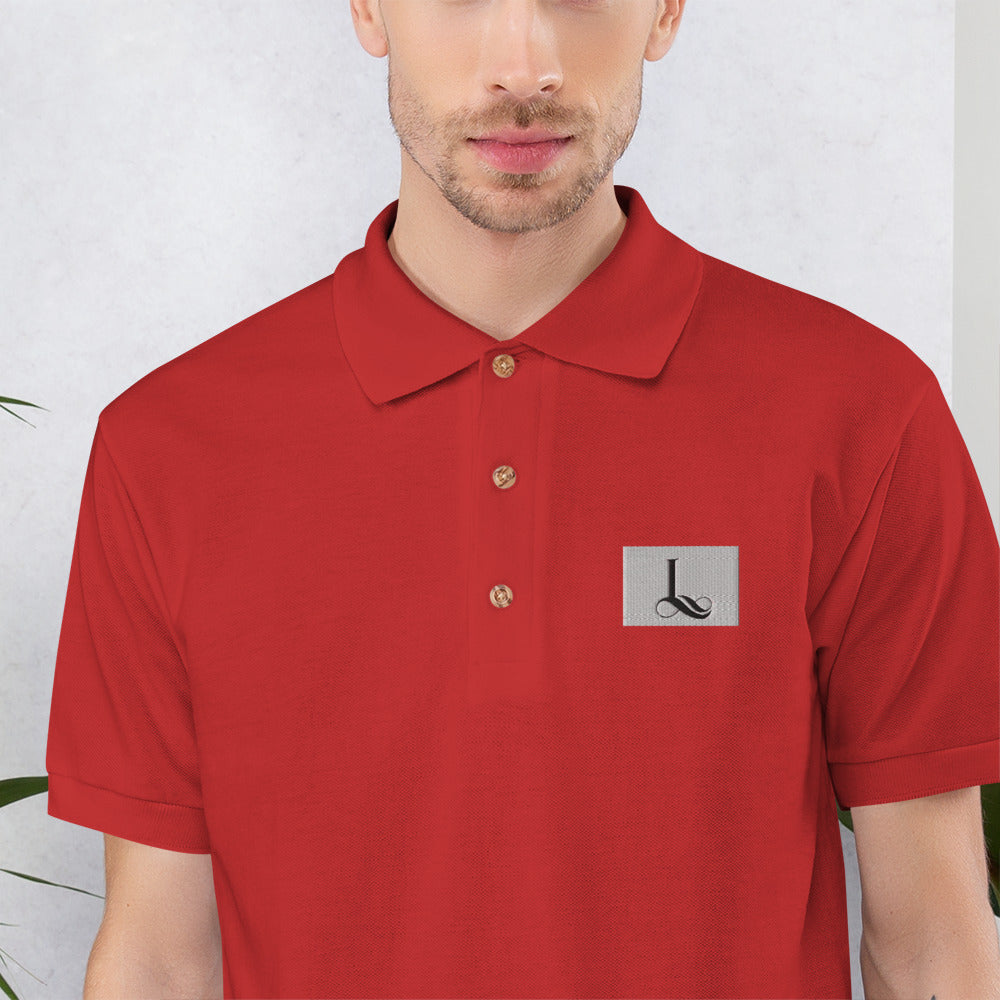Embroidered Polo Shirt L