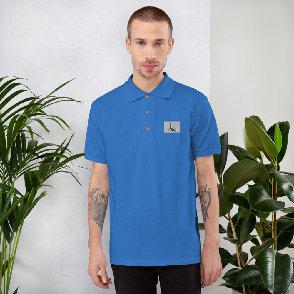 Embroidered Polo Shirt L
