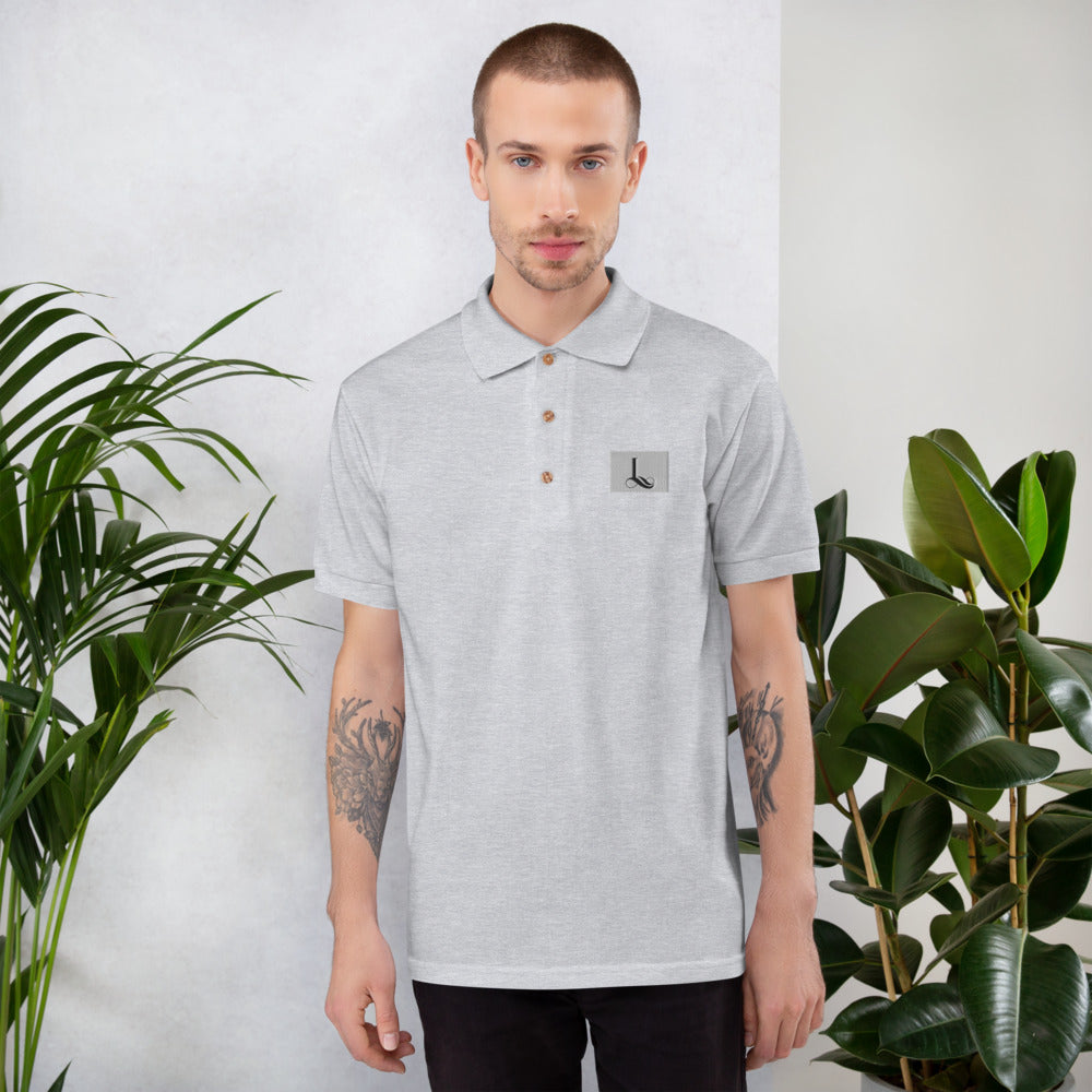 Embroidered Polo Shirt L