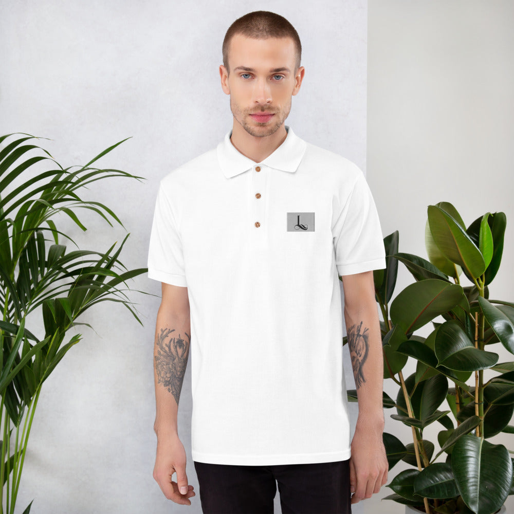 Embroidered Polo Shirt L