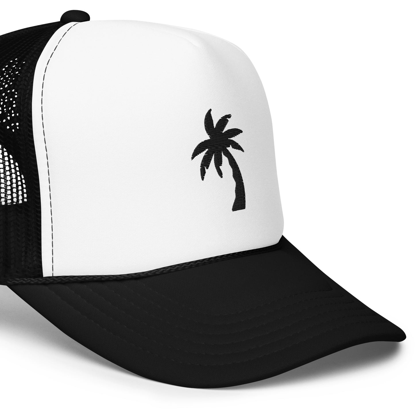 Foam trucker hat palm tree