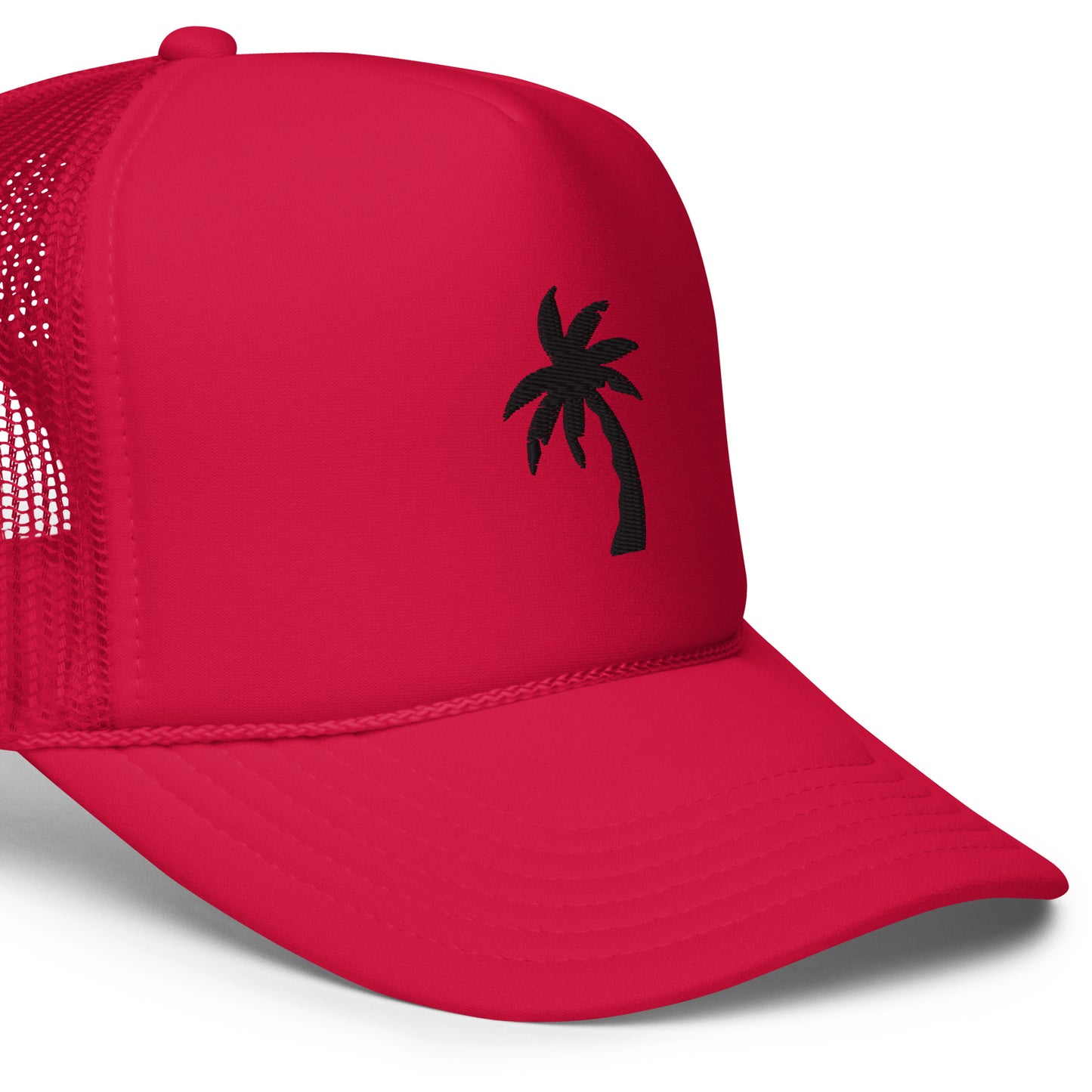 Foam trucker hat palm tree