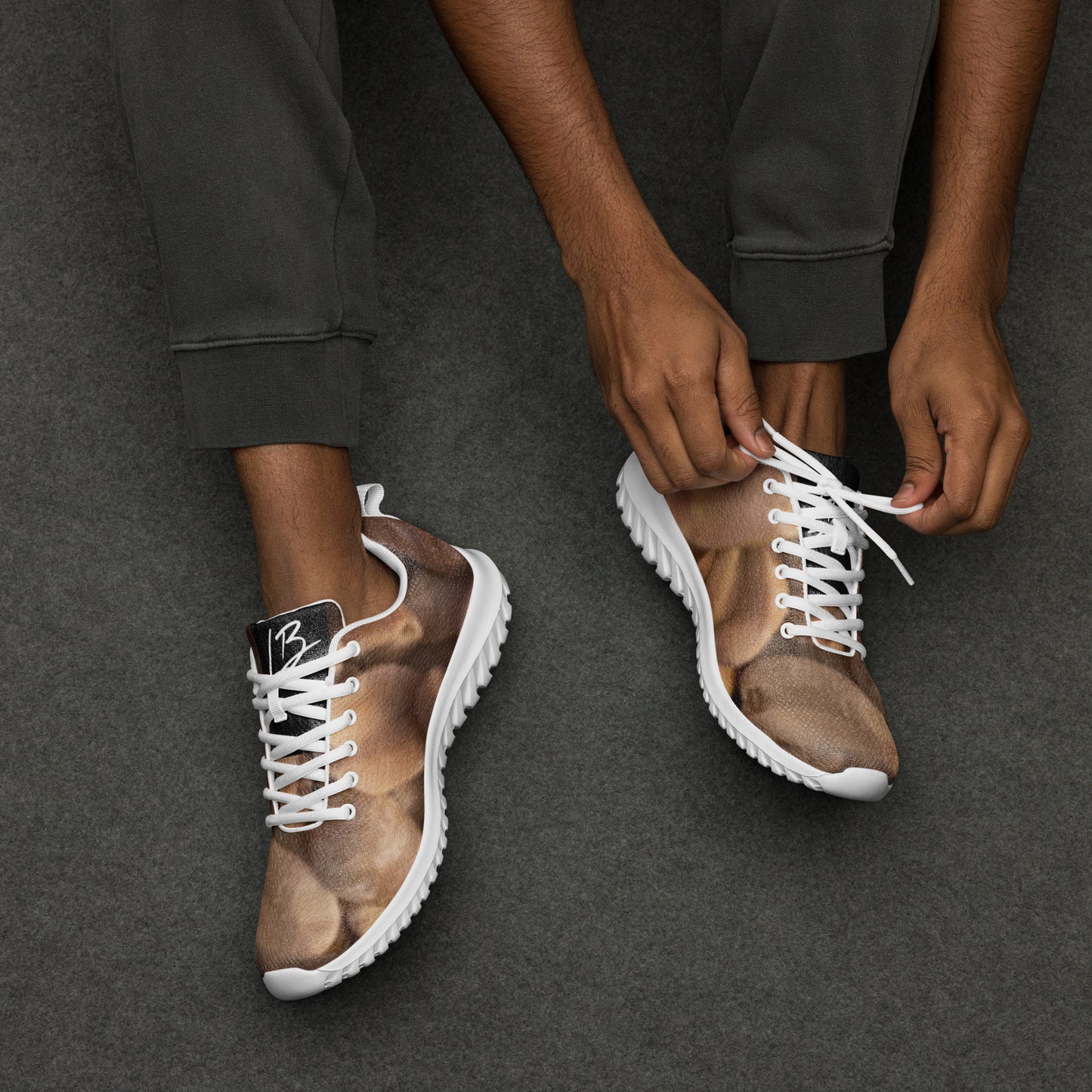 Men’s athletic shoes peanuts