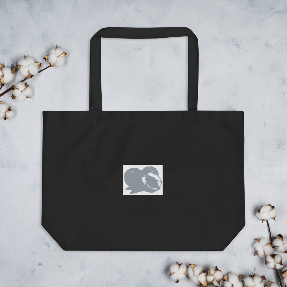 Large organic tote bag