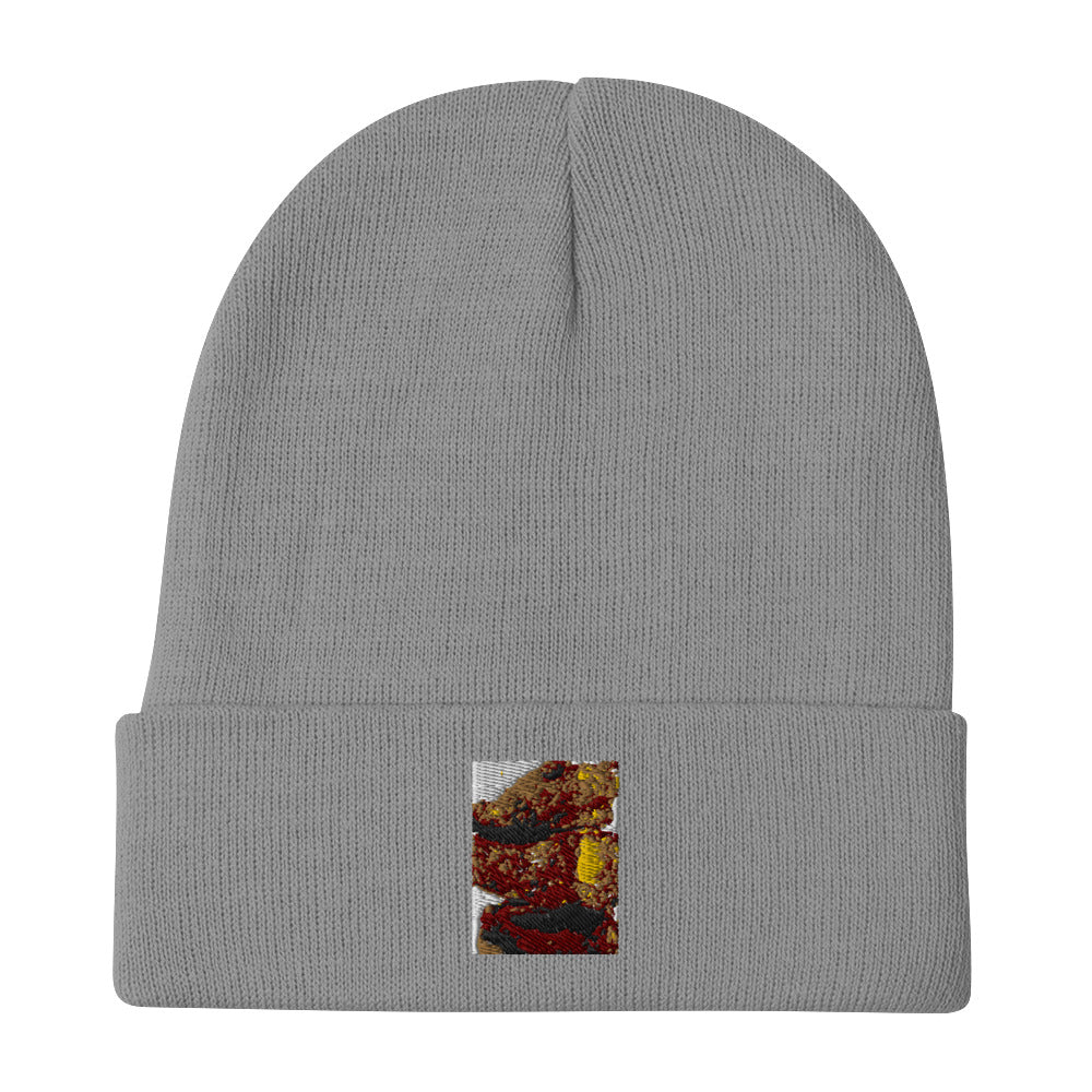 Embroidered Beanie wings food