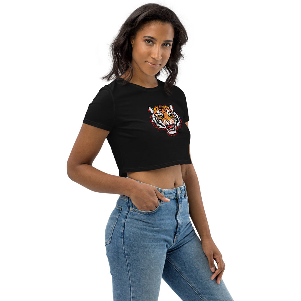 Organic Crop Top tigress