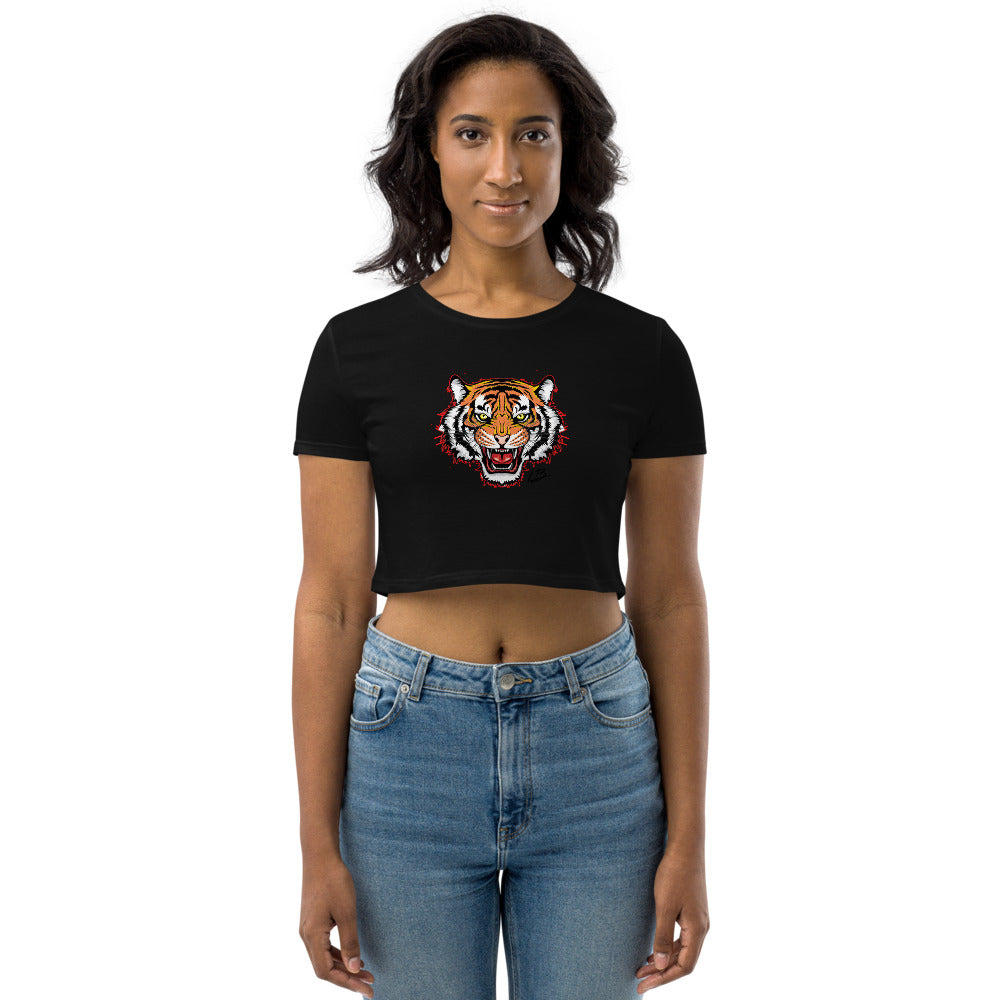 Organic Crop Top tigress