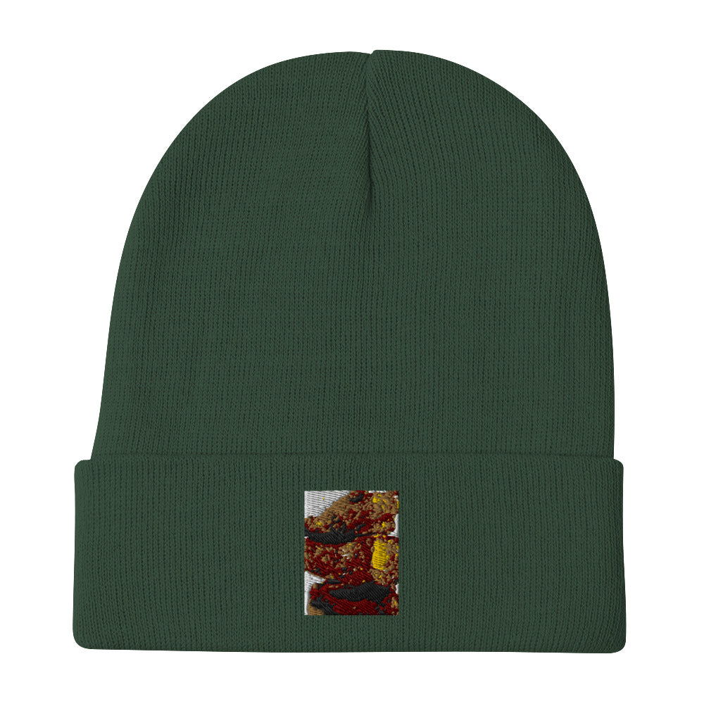 Embroidered Beanie wings food