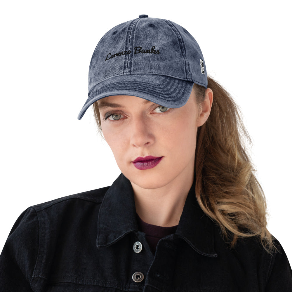 Vintage Cotton Twill Cap lorenzobanks