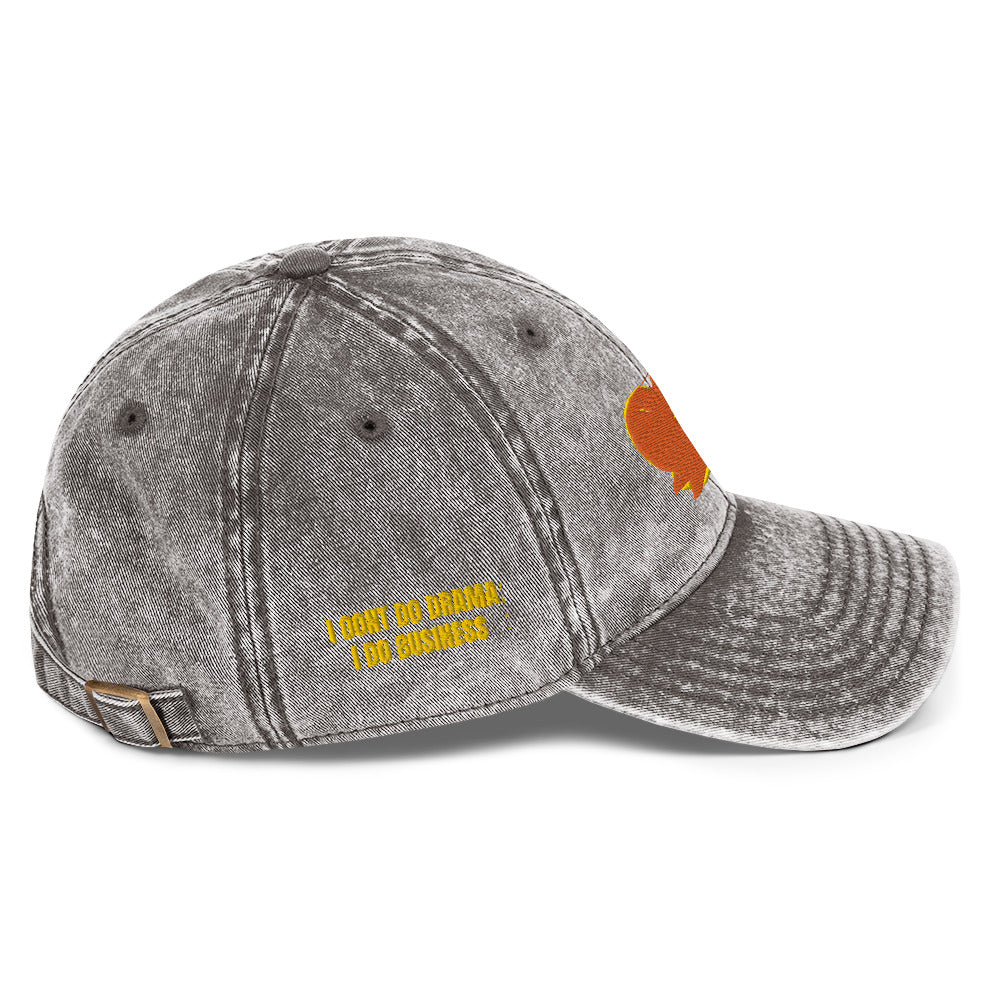 Vintage Cotton Twill Cap PEACH