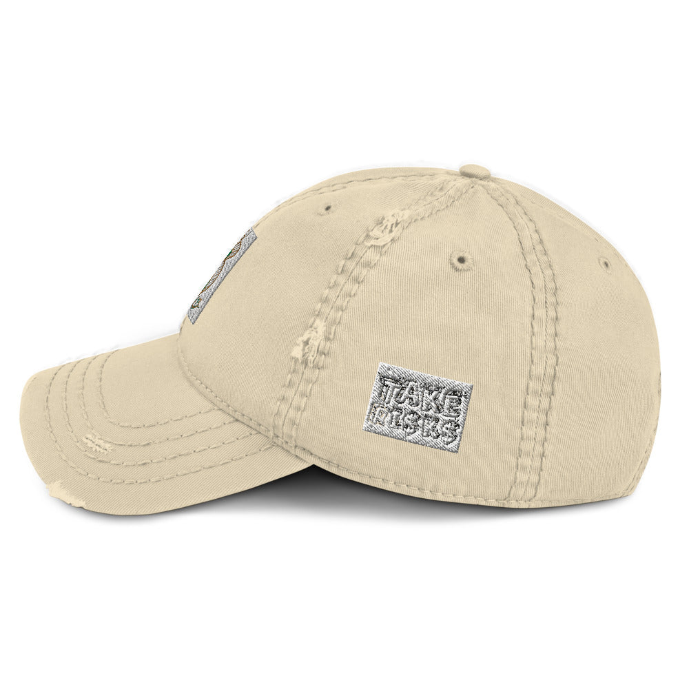 Distressed Dad Hat