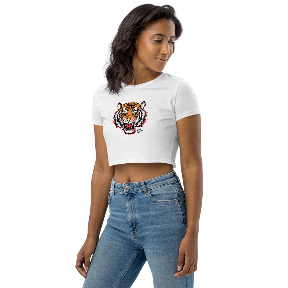 Organic Crop Top tigress