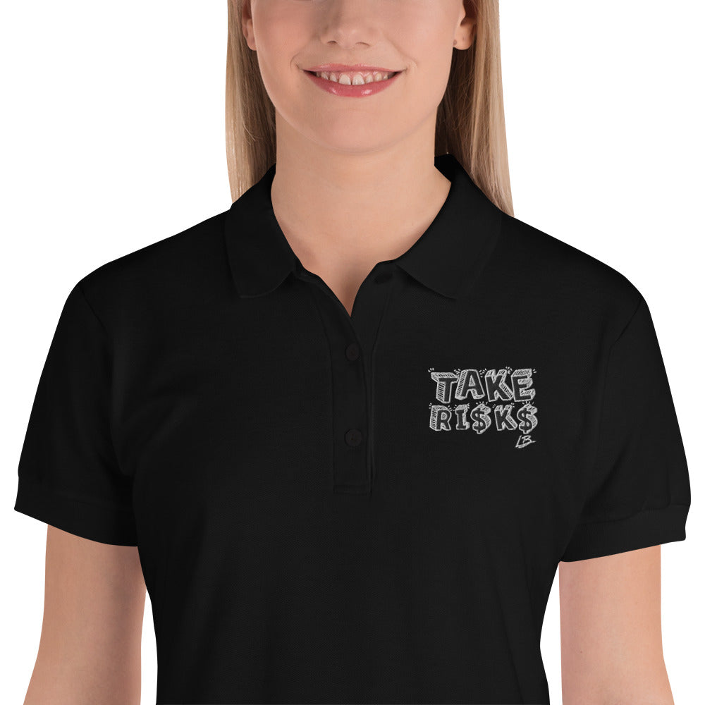 Embroidered Women's Polo Shirt