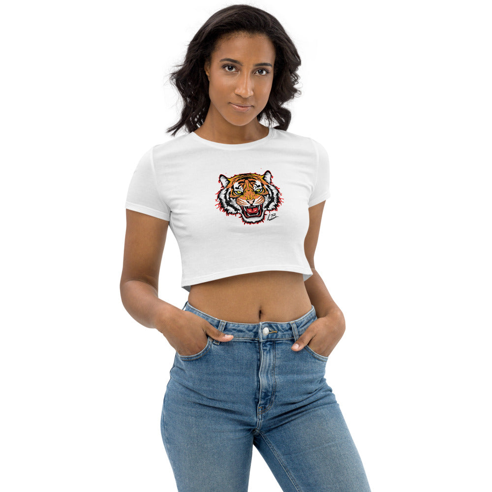 Organic Crop Top tigress