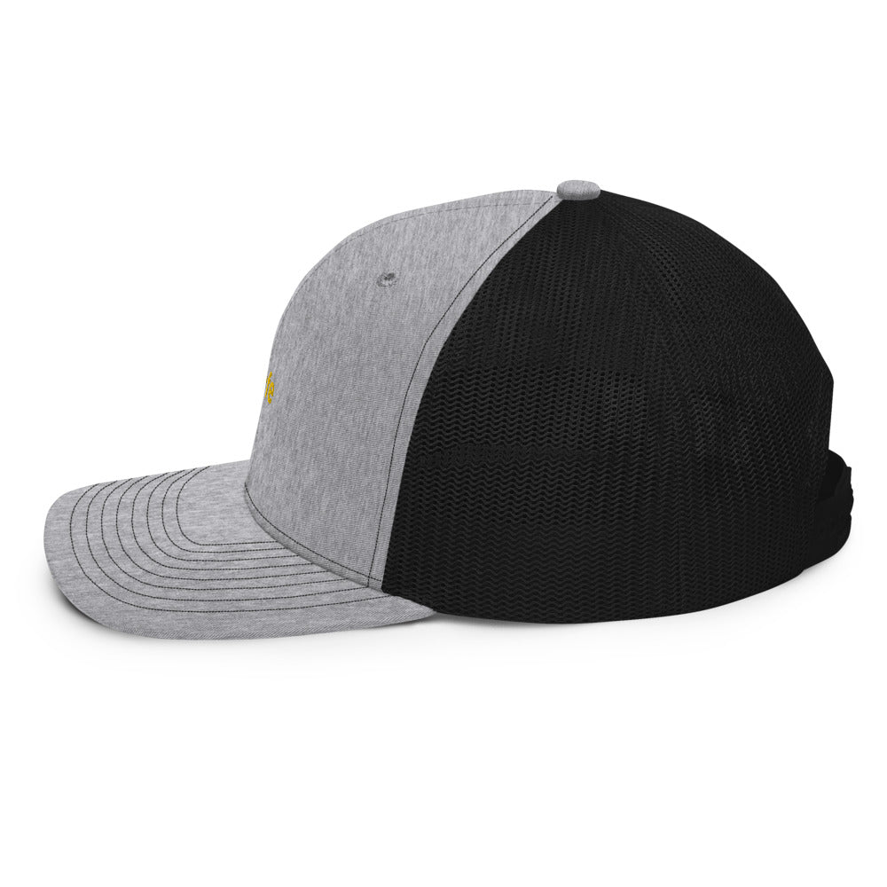 Trucker Cap BE SAFE BLACK YELLOW