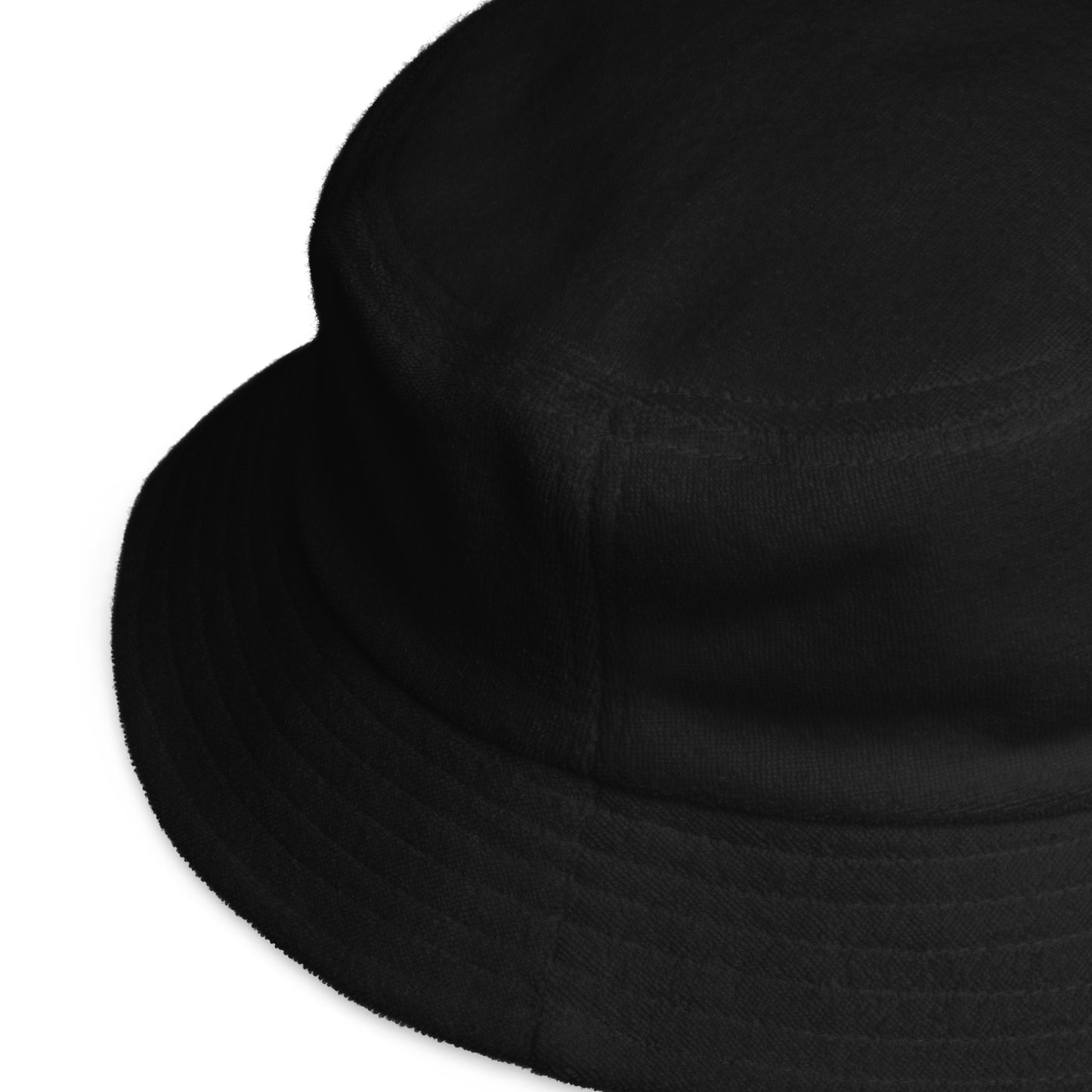 Unstructured terry cloth bucket hat tiger 2