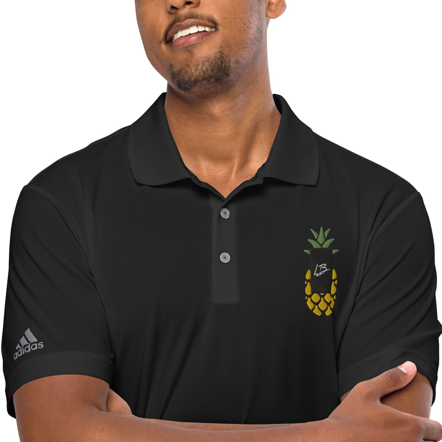 adidas performance polo shirt lb pineapple