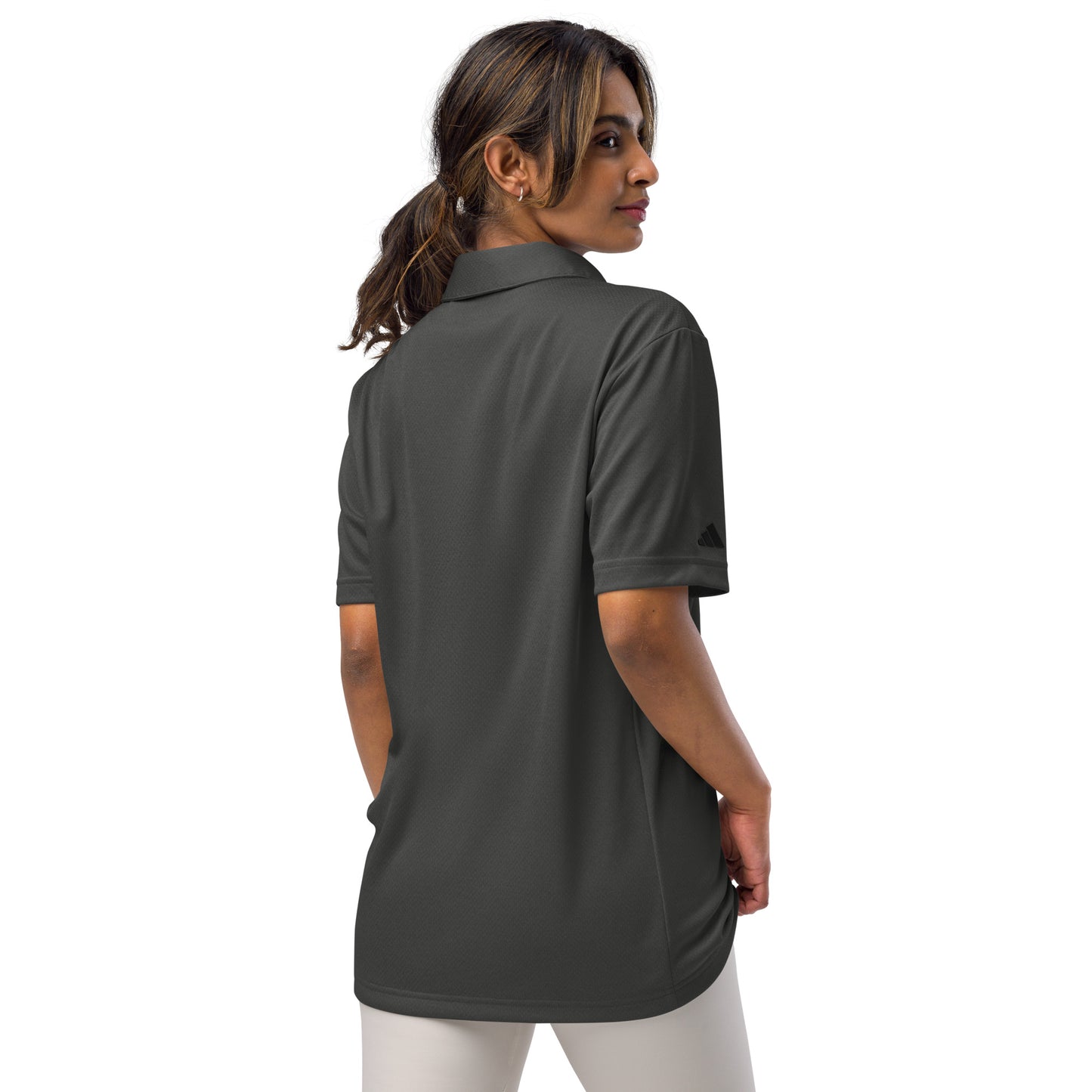 adidas space-dyed polo