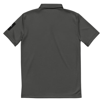 adidas space-dyed polo