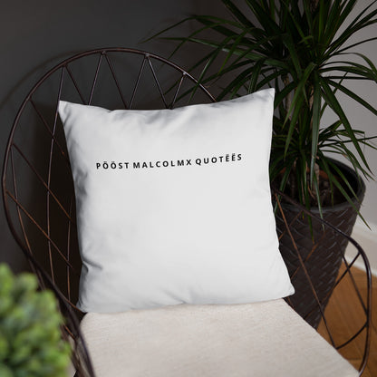 Basic Pillow post malcolm and mlk