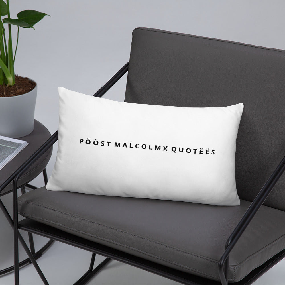 Basic Pillow post malcolm and mlk