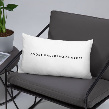 Basic Pillow post malcolm and mlk
