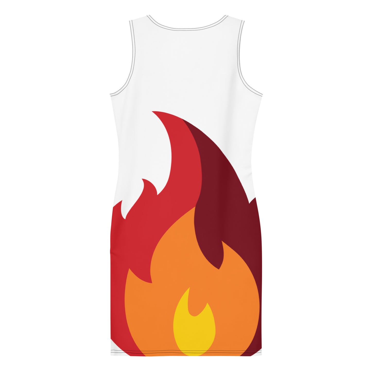 Sublimation Cut & Sew Dress fire half