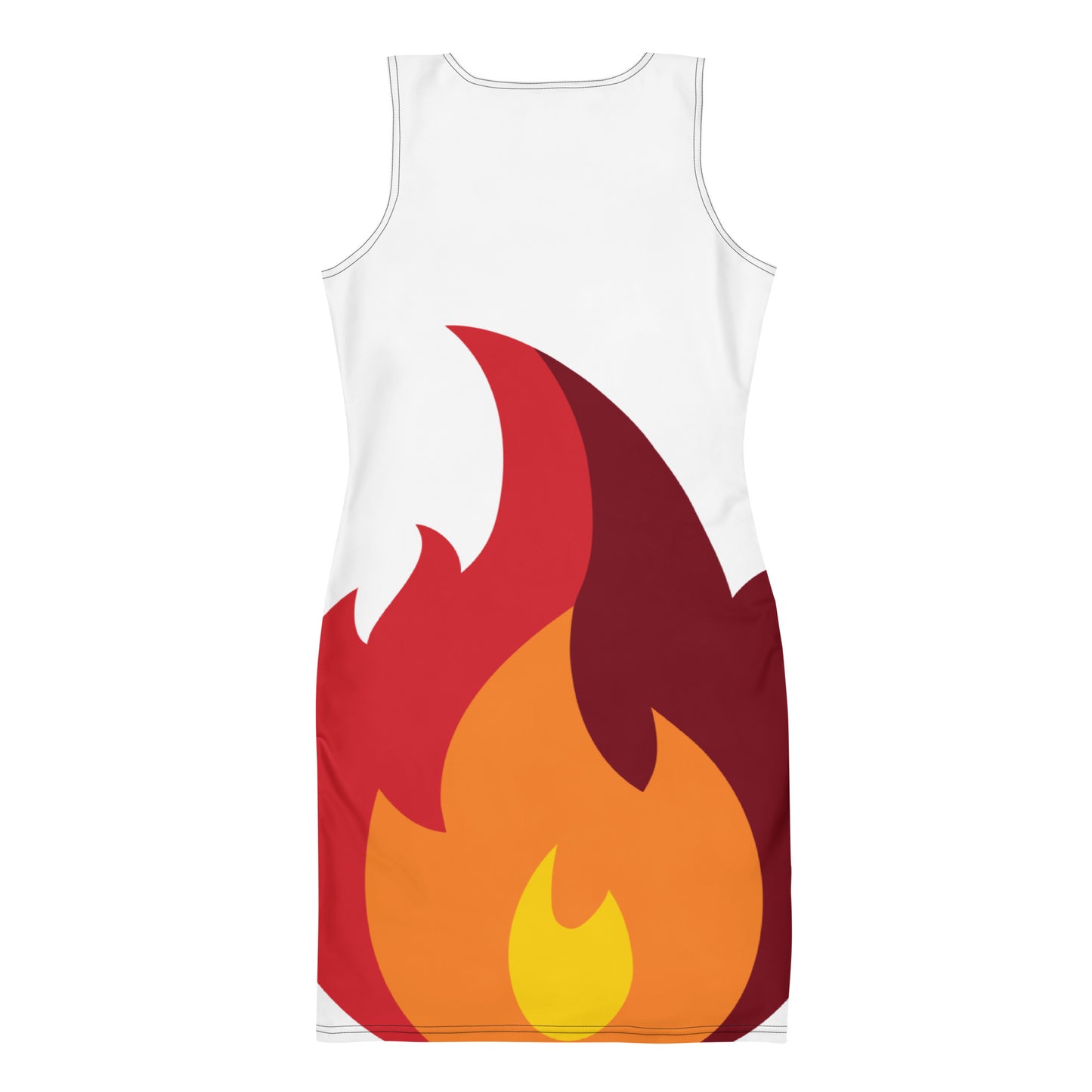 Sublimation Cut & Sew Dress fire half