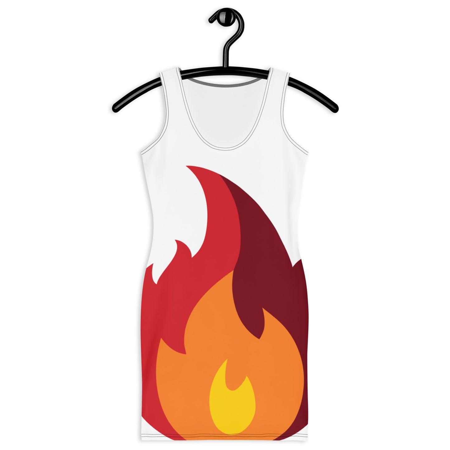 Sublimation Cut & Sew Dress fire half