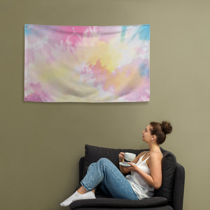 Flag cotton candy on sale!