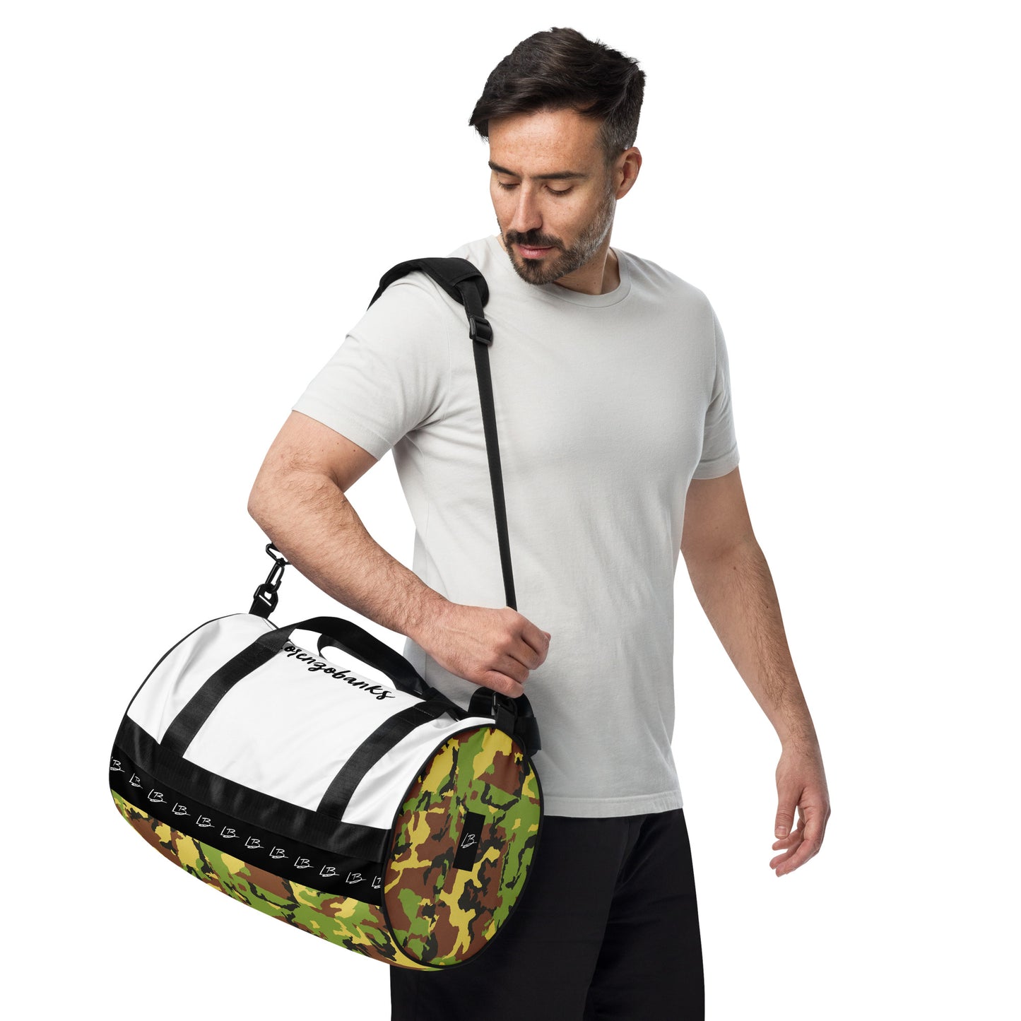 All-over print gym bag
