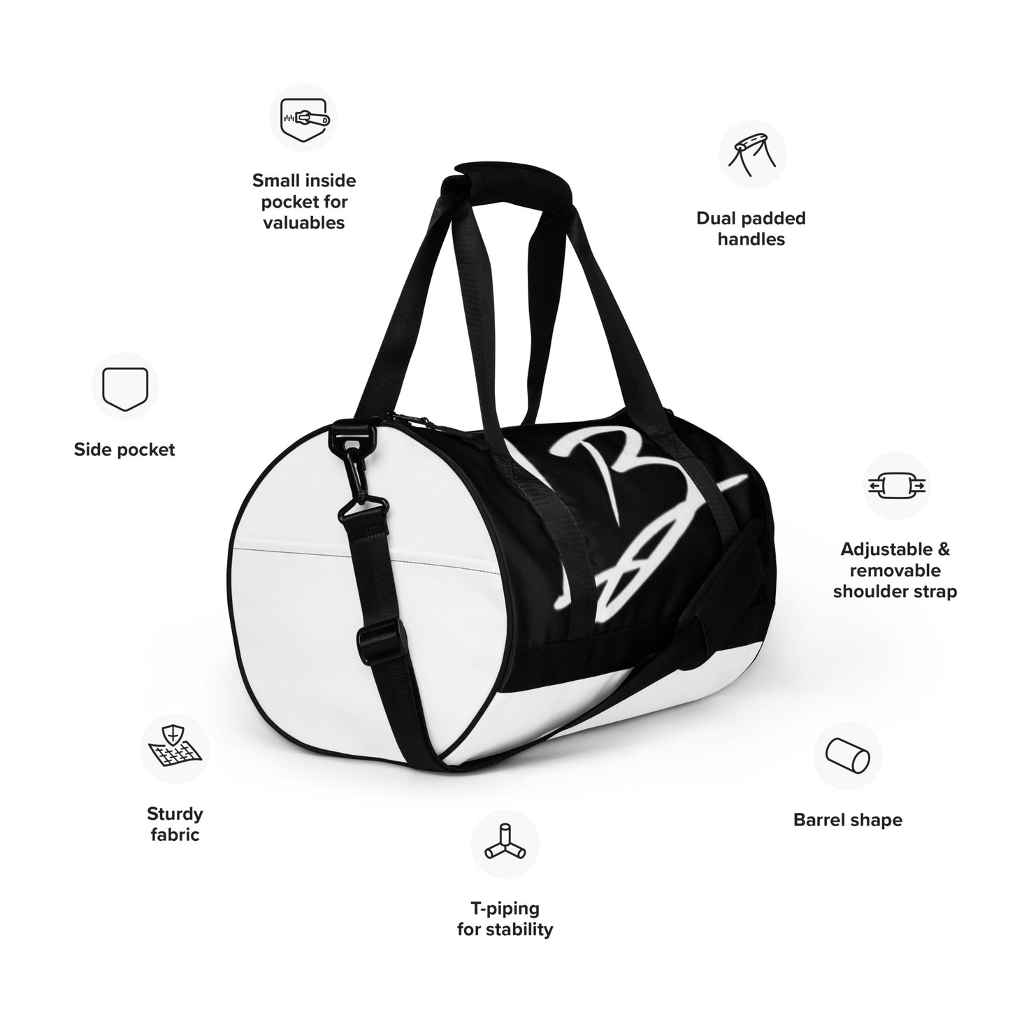 All-over print gym bag