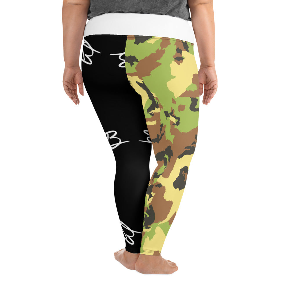 All-Over Print Plus Size Leggings